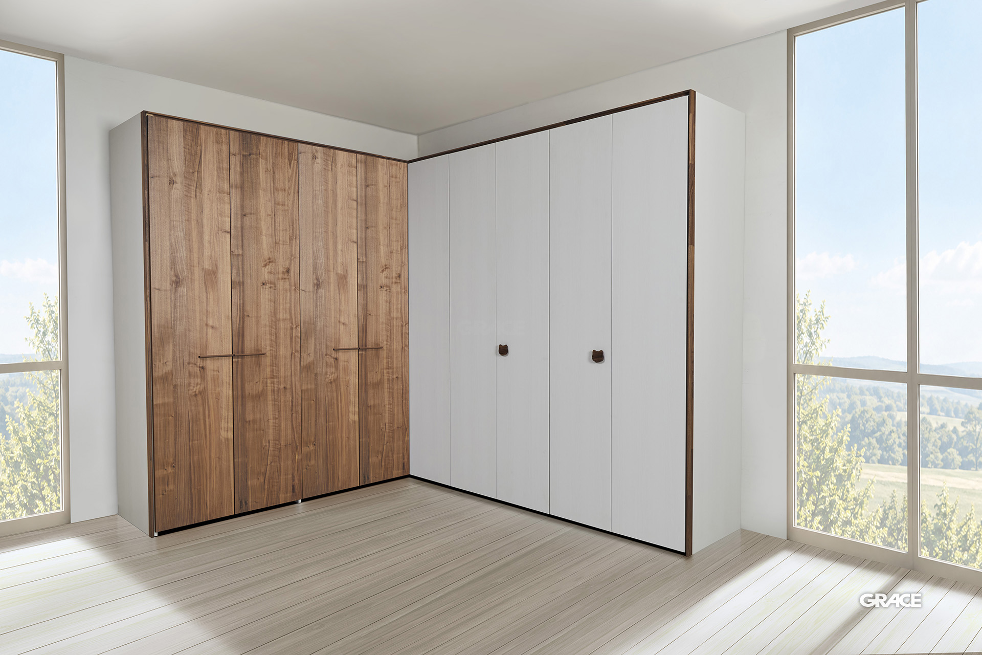 GRACE cabinet wood grained 04